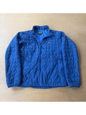Men’s PATAGONIA Blue NANO PUFFER Full Zip Jacket Size Medium